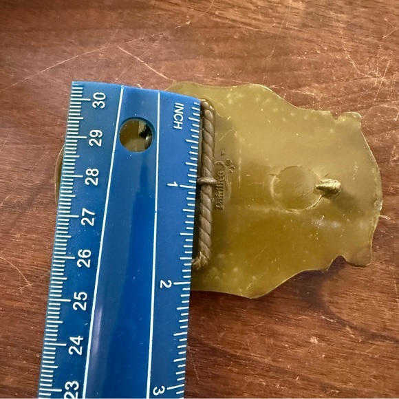 Vintage Western Belt Buckle Horse Head Brass Raintree USA 70s Equestrian Cowgirl - Picture 8 of 10